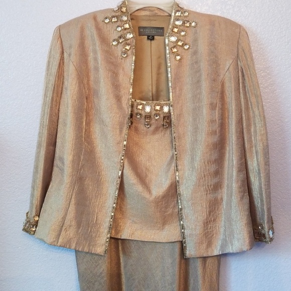 KM 2 Piece Mother if the Bride Formal Gown S 10 - Picture 6 of 8